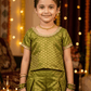 Green Designer plazo set M260145