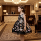 Girls black  Party frock M260150