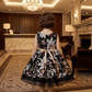 Girls black  Party frock M260150
