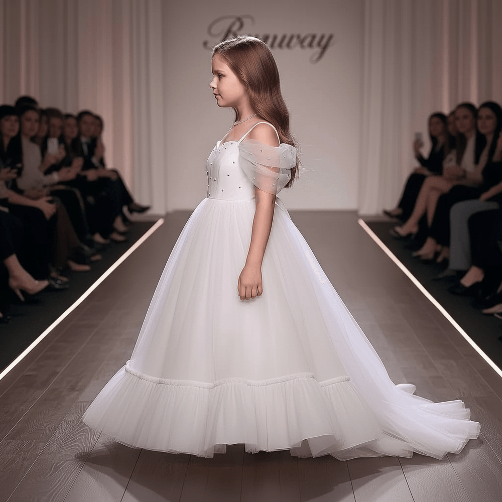 White net frock M260160