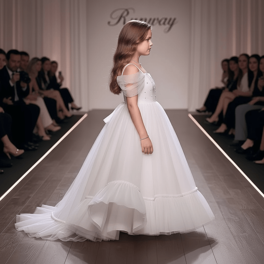 White net frock M260160