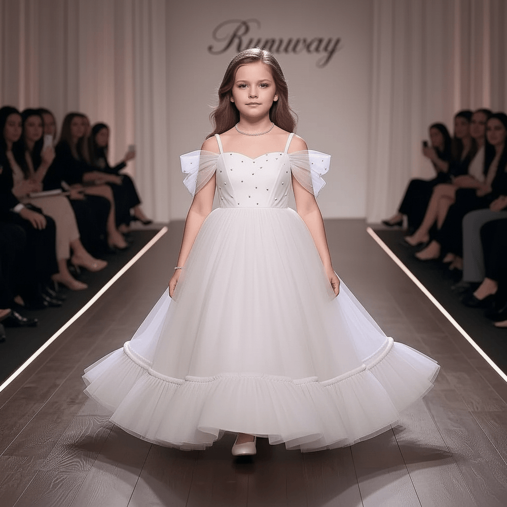 White net frock M260160