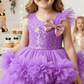 Purple net frock M260162