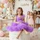 Purple net frock M260162
