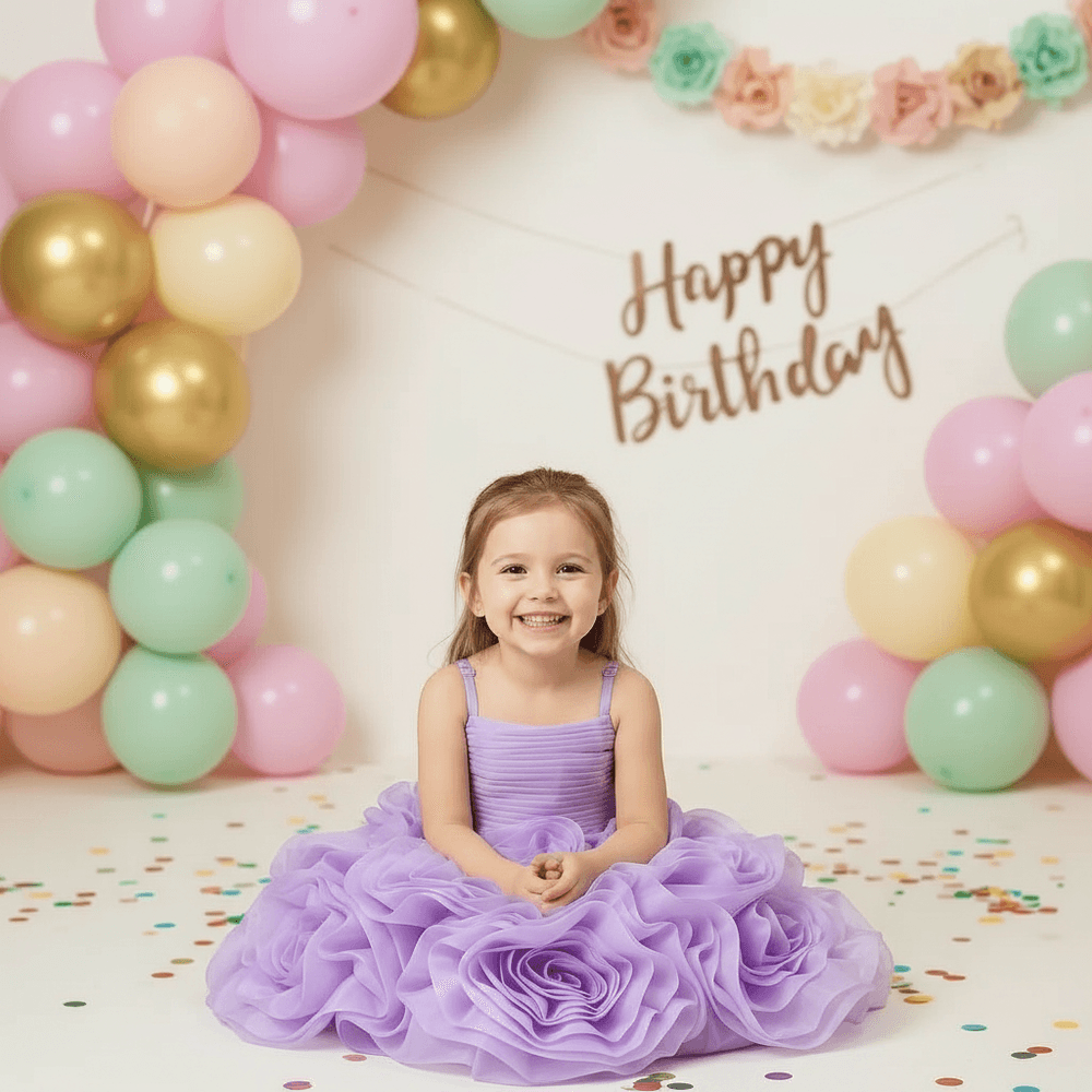 lavender frock M260165