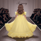 Yellow net frock M260168