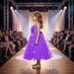 Purple party frock for girls-M260170