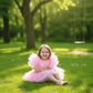 Pink party frock for girls-M260177