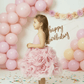 Pink net frock M260171