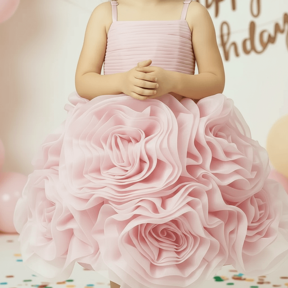 Pink net frock M260171