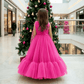 Magenta Net frock M260176