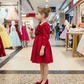 Girls red Party dress M260185