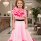 Girls light pink lehenga set M260188