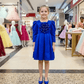 Girls royal blue Party dress M260191
