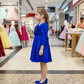Girls royal blue Party dress M260191