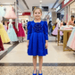 Girls royal blue Party dress M260191