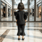 Black party dress for girls-M260193