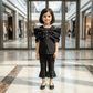 Black party dress for girls-M260193