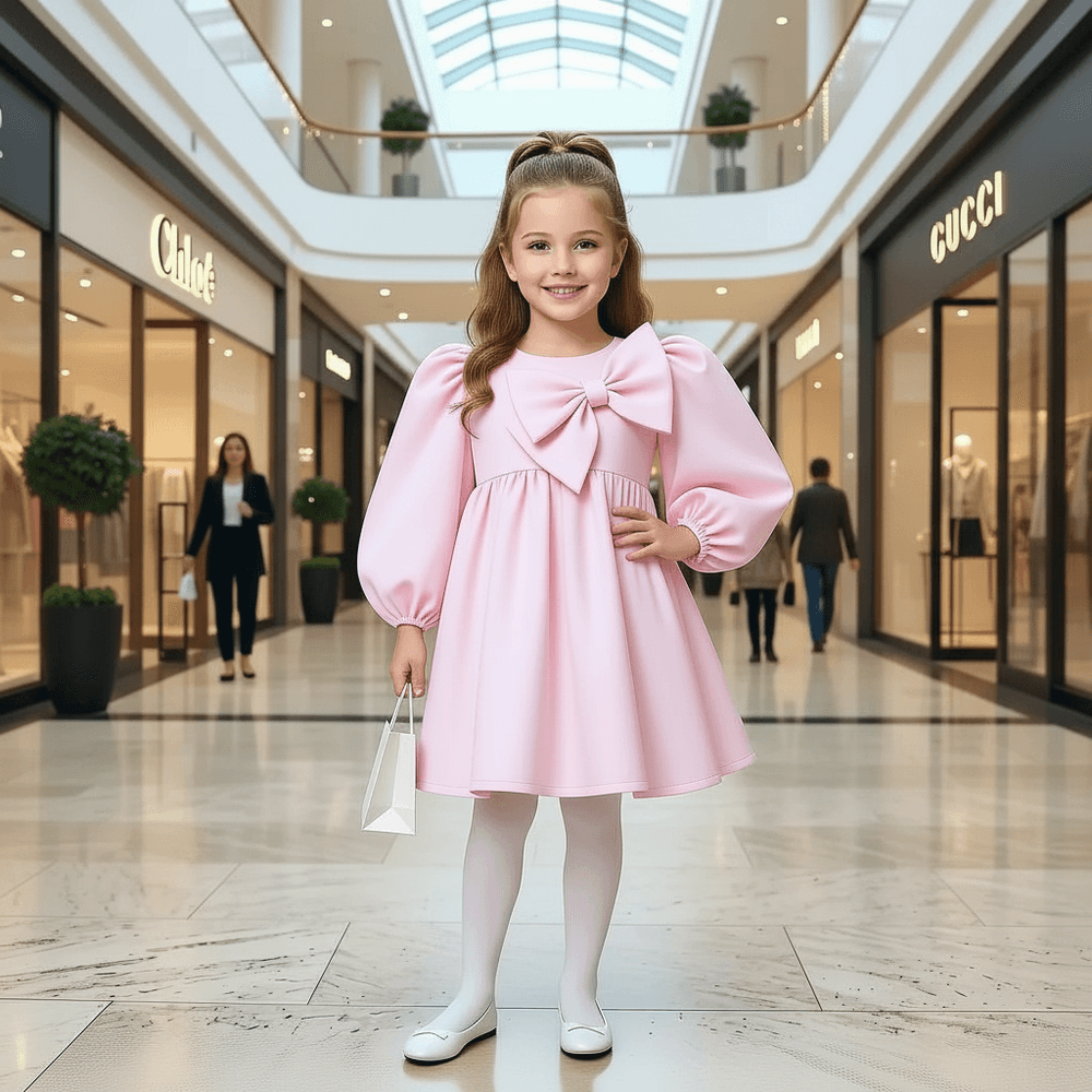 Girls pink Party dress M260195