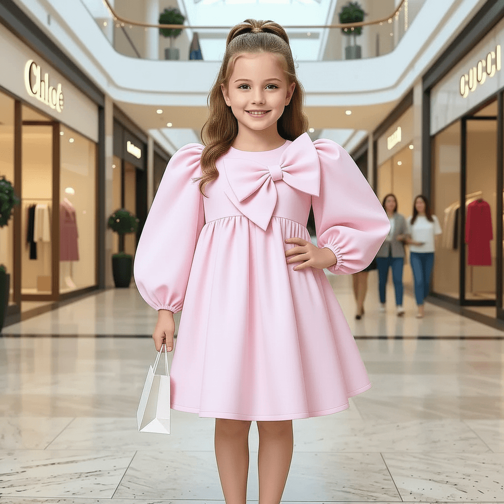 Girls pink Party dress M260195