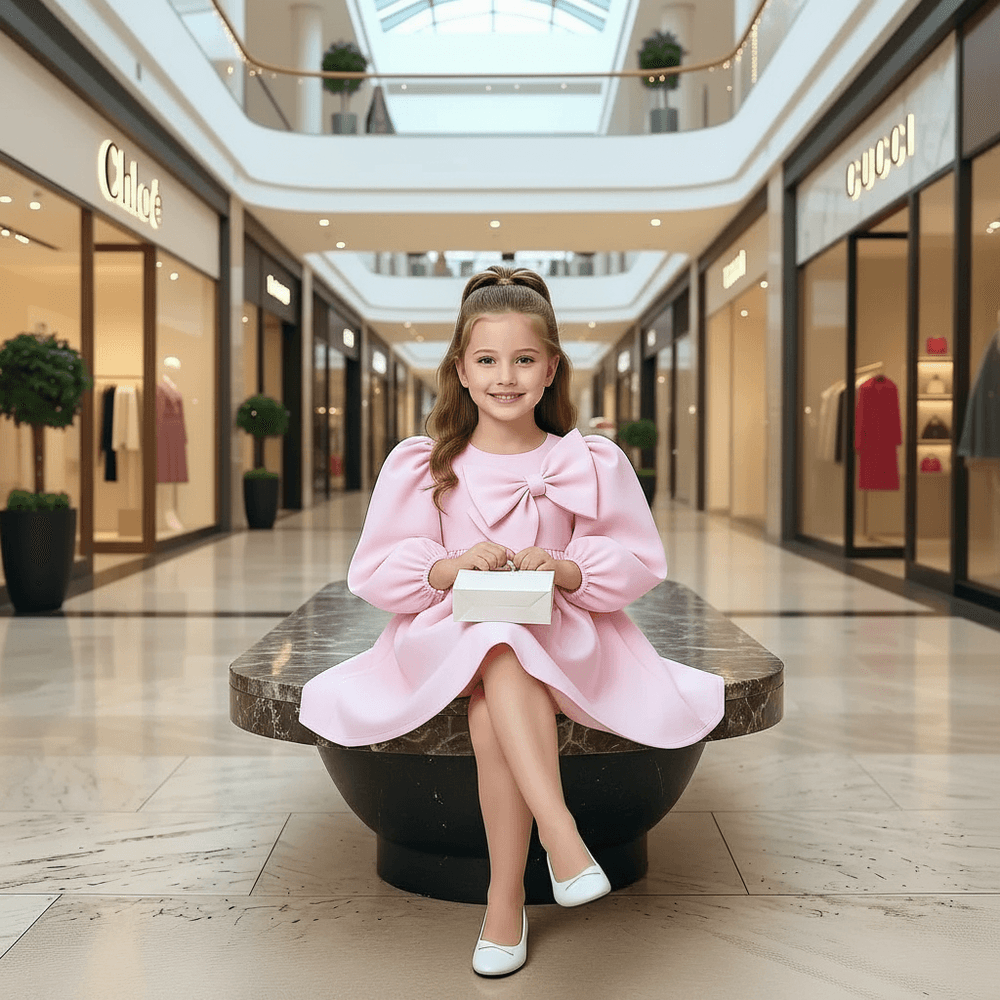 Girls pink Party dress M260195