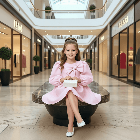 Girls pink Party dress M260195