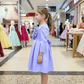 Girls purple Party dress M260197