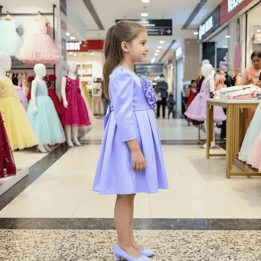 Girls purple Party dress M260197