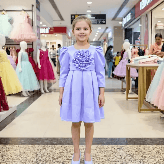Girls purple Party dress M260197