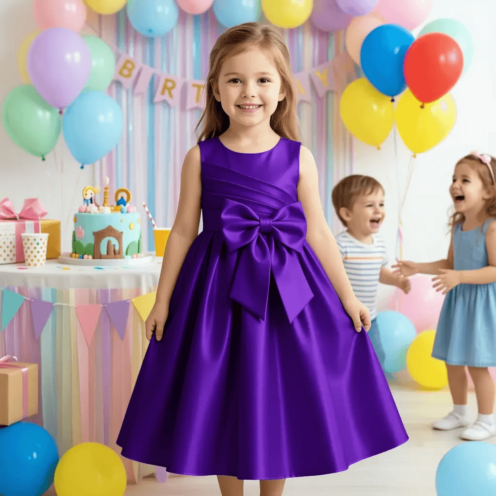 Girls purple  Party dress M260199