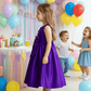 Girls purple  Party dress M260199