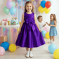 Girls purple  Party dress M260199