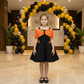 Black party frock for girls-M260209
