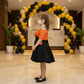 Black party frock for girls-M260209
