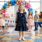 Girls blue casual frock m260210