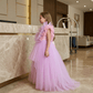 lavender party gown for girls-M260211