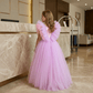 lavender party gown for girls-M260211