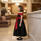 Black party frock for girls-M260212