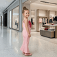 Light pink top pant for girls-M260214