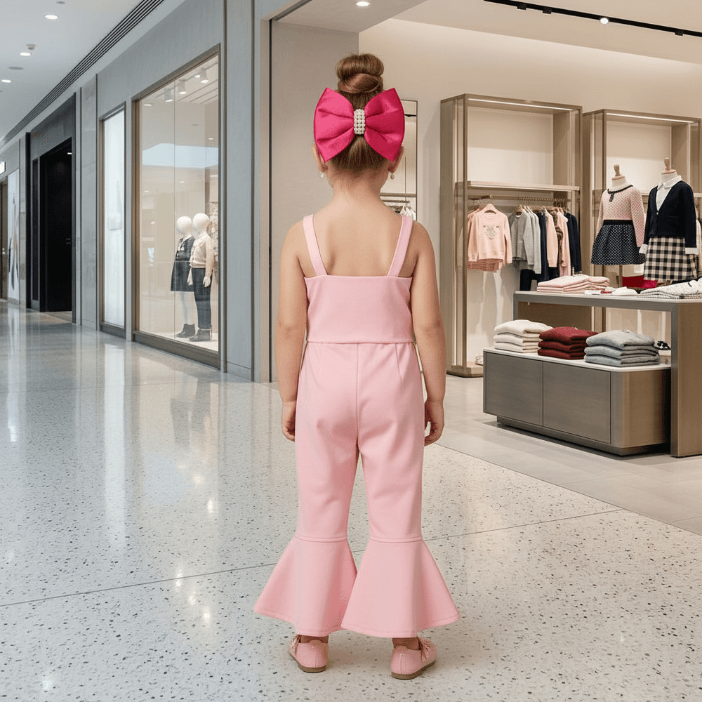 Light pink top pant for girls-M260214