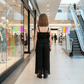 Black top pant for girls-M260215