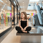 Black top pant for girls-M260215