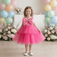 pink party frock for girls-M260216