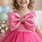 pink party frock for girls-M260216