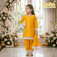 Yellow suit salwar for girls-M260224