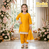 Yellow suit salwar for girls-M260224
