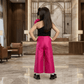 Magenta casual dress for girls-m260228