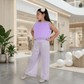 Purple top pant for girls-M260230