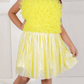 Yellow top skirt for girls-M260231