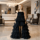 Black Gown & sleeveless for girls-M260235